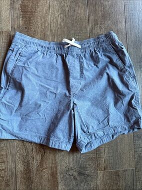 Men's Hollister Blue Drawstring Jogger Shorts Large